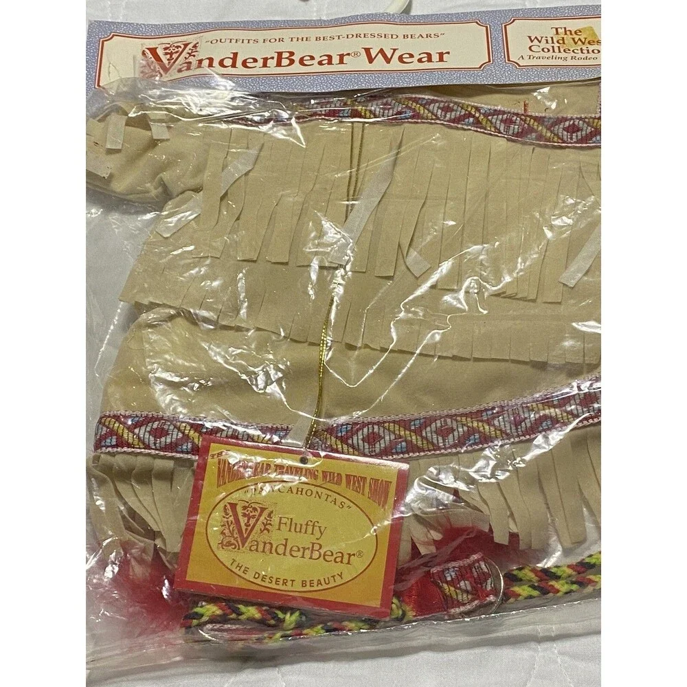 Fluffy Vanderbear Wear The Wild West Collection Pawcahontas Outfit Clothes